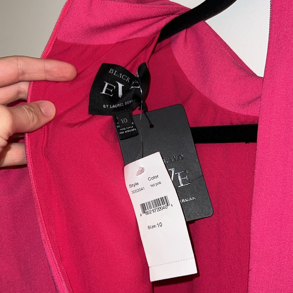 NWT Black Halo's Ara sheath dress. hot pink. - Picture 7 of 7